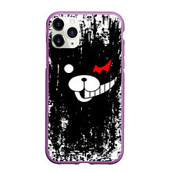 Чехол iPhone 11 Pro матовый MONOKUMA, цвет: 3D-фиолетовый