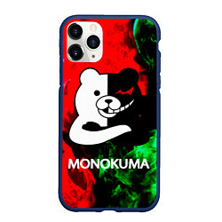 Чехол iPhone 11 Pro матовый MONOKUMA, цвет: 3D-тёмно-синий