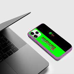 Чехол iPhone 11 Pro матовый Terraria, цвет: 3D-фиолетовый — фото 2