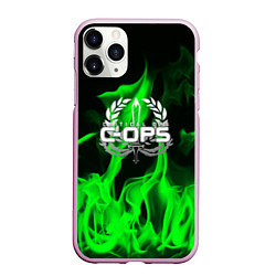 Чехол iPhone 11 Pro матовый C-OPSCRITICAL OPS, цвет: 3D-розовый