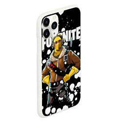 Чехол iPhone 11 Pro матовый Fortnite, цвет: 3D-белый — фото 2