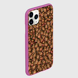 Чехол iPhone 11 Pro матовый Doomguy Classic, цвет: 3D-фиолетовый — фото 2