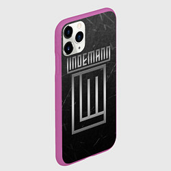 Чехол iPhone 11 Pro матовый LINDEMANN, цвет: 3D-фиолетовый — фото 2