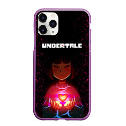 Чехол iPhone 11 Pro матовый UNDERTALE FRISK