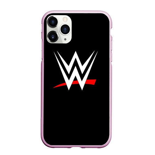 Чехол iPhone 11 Pro матовый WWE / 3D-Розовый – фото 1