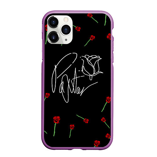 Чехол iPhone 11 Pro матовый Payton Moormeier / 3D-Фиолетовый – фото 1
