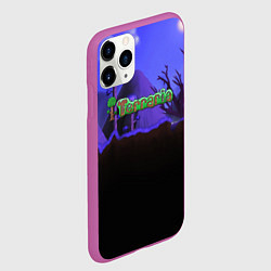 Чехол iPhone 11 Pro матовый TERRARIA, цвет: 3D-фиолетовый — фото 2