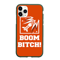 Чехол iPhone 11 Pro матовый Boom Bitch!