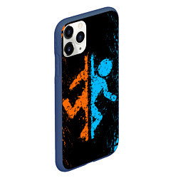 Чехол iPhone 11 Pro матовый PORTAL, цвет: 3D-тёмно-синий — фото 2