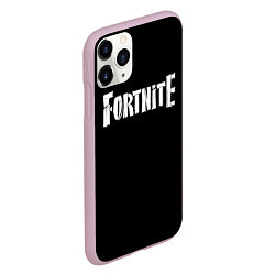 Чехол iPhone 11 Pro матовый Fortnite, цвет: 3D-розовый — фото 2