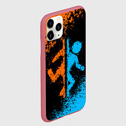 Чехол iPhone 11 Pro матовый PORTAL, цвет: 3D-малиновый — фото 2