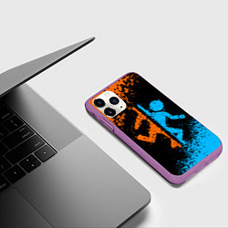 Чехол iPhone 11 Pro матовый PORTAL, цвет: 3D-фиолетовый — фото 2