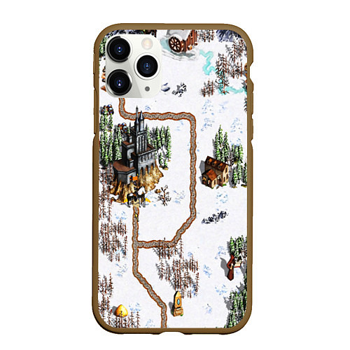 Чехол iPhone 11 Pro матовый Heroes of Might and Magic / 3D-Коричневый – фото 1