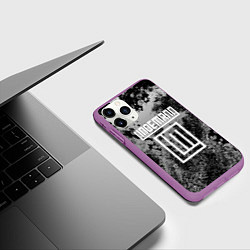 Чехол iPhone 11 Pro матовый LINDEMANN, цвет: 3D-фиолетовый — фото 2