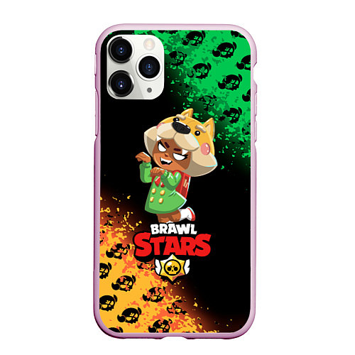 Чехол iPhone 11 Pro матовый BRAWL STARS NITA / 3D-Розовый – фото 1