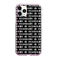 Чехол iPhone 11 Pro матовый Conor McGregor, цвет: 3D-розовый