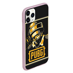 Чехол iPhone 11 Pro матовый PUBG, цвет: 3D-розовый — фото 2