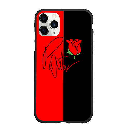 Чехол iPhone 11 Pro матовый ТИКТОКЕР - PAYTON MOORMEIE / 3D-Черный – фото 1