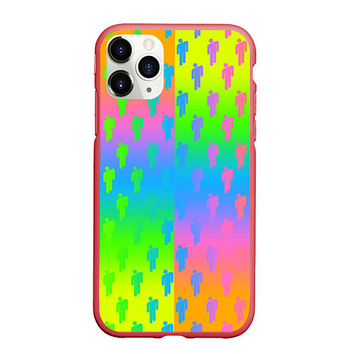 Чехол iPhone 11 Pro матовый BILLIE EILISH / 3D-Красный – фото 1