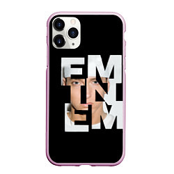 Чехол iPhone 11 Pro матовый Eminem, цвет: 3D-розовый