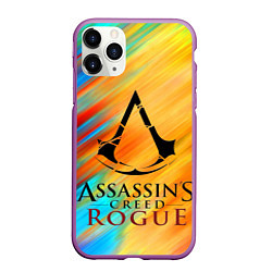 Чехол iPhone 11 Pro матовый Assassin's Creed: Rogue, цвет: 3D-фиолетовый