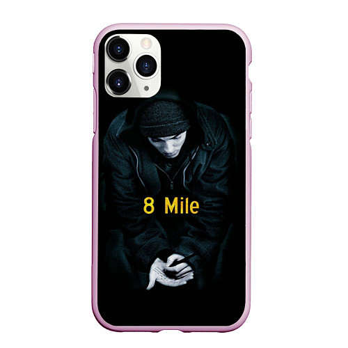 Чехол iPhone 11 Pro матовый EMINEM / 3D-Розовый – фото 1