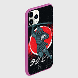 Чехол iPhone 11 Pro матовый Регби Япония, 2019, цвет: 3D-фиолетовый — фото 2
