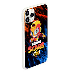 Чехол iPhone 11 Pro матовый BRAWL STARS MAX, цвет: 3D-белый — фото 2