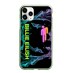 Чехол iPhone 11 Pro матовый BILLIE EILISH, цвет: 3D-салатовый