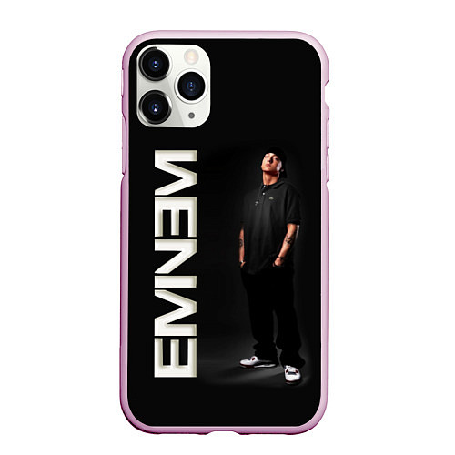 Чехол iPhone 11 Pro матовый EMINEM / 3D-Розовый – фото 1