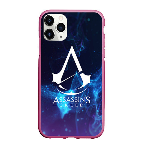 Чехол iPhone 11 Pro матовый Assassin’s Creed / 3D-Малиновый – фото 1