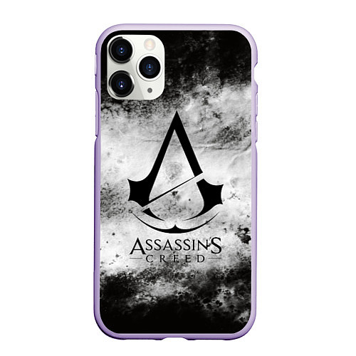 Чехол iPhone 11 Pro матовый Assassin’s Creed / 3D-Светло-сиреневый – фото 1