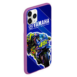 Чехол iPhone 11 Pro матовый Valentino Rossi, цвет: 3D-фиолетовый — фото 2