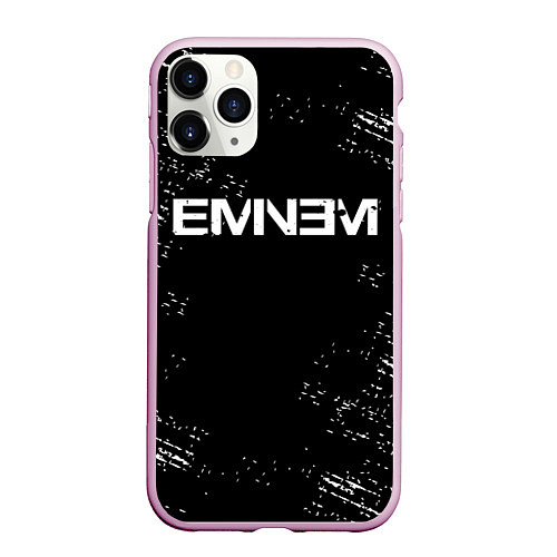 Чехол iPhone 11 Pro матовый EMINEM / 3D-Розовый – фото 1