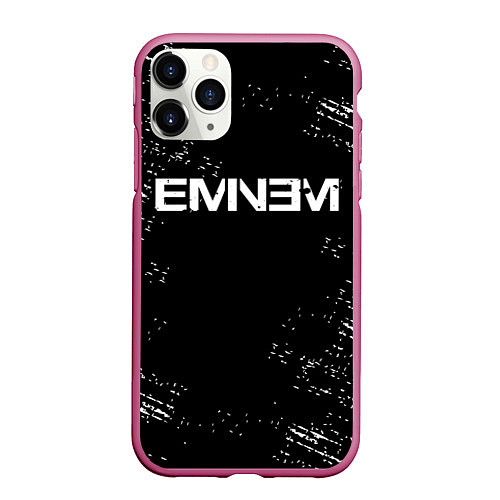 Чехол iPhone 11 Pro матовый EMINEM / 3D-Малиновый – фото 1