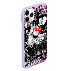 Чехол iPhone 11 Pro матовый LIL PEEP, цвет: 3D-светло-сиреневый — фото 2