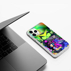 Чехол iPhone 11 Pro матовый BRAWL STARS, цвет: 3D-белый — фото 2