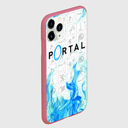 Чехол iPhone 11 Pro матовый PORTAL, цвет: 3D-малиновый — фото 2