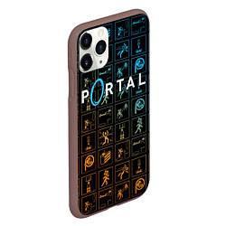 Чехол iPhone 11 Pro матовый PORTAL, цвет: 3D-коричневый — фото 2