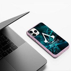 Чехол iPhone 11 Pro матовый ASSASSINS CREED, цвет: 3D-розовый — фото 2