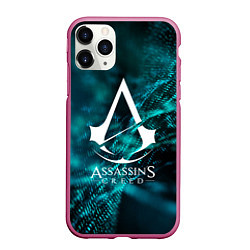 Чехол iPhone 11 Pro матовый ASSASSINS CREED, цвет: 3D-малиновый