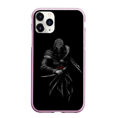 Чехол iPhone 11 Pro матовый Assassin’s Creed / 3D-Розовый – фото 1