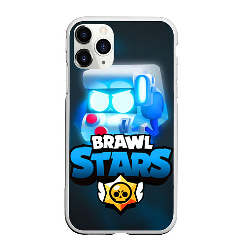 Чехол iPhone 11 Pro матовый BRAWL STARS 8 BIT / 3D-Белый – фото 1