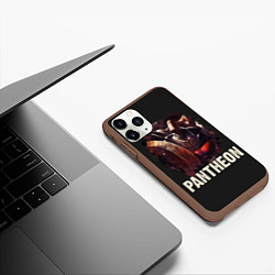 Чехол iPhone 11 Pro матовый Pantheon, цвет: 3D-коричневый — фото 2