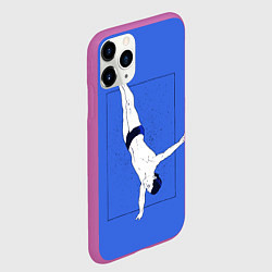Чехол iPhone 11 Pro матовый Dive, цвет: 3D-фиолетовый — фото 2