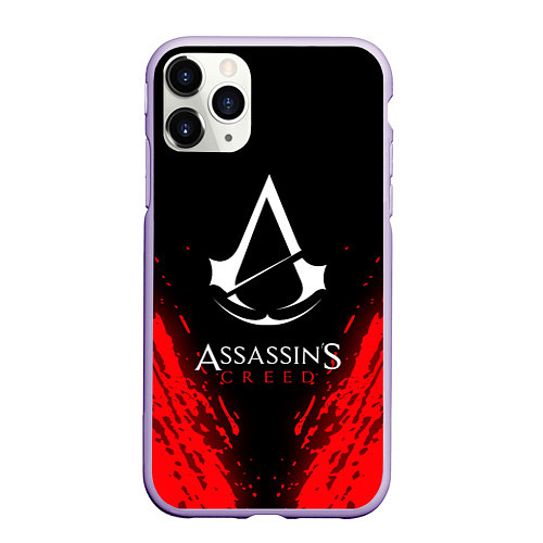 Чехол iPhone 11 Pro матовый Assassin’s Creed / 3D-Светло-сиреневый – фото 1