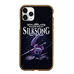 Чехол iPhone 11 Pro матовый Hollow Knight, цвет: 3D-коричневый