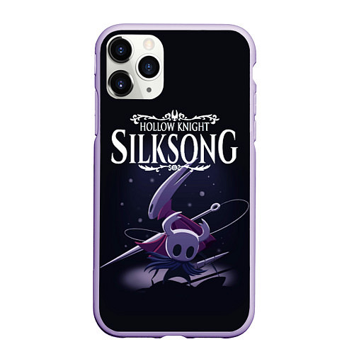 Чехол iPhone 11 Pro матовый Hollow Knight / 3D-Светло-сиреневый – фото 1