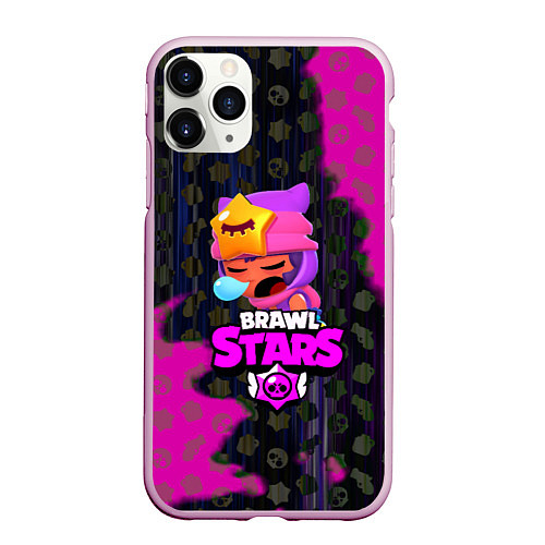 Чехол iPhone 11 Pro матовый BRAWL STARS SANDY / 3D-Розовый – фото 1