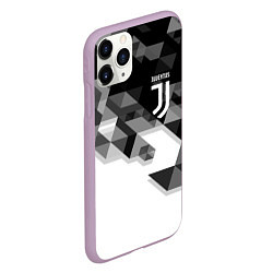 Чехол iPhone 11 Pro матовый JUVENTUS, цвет: 3D-сиреневый — фото 2